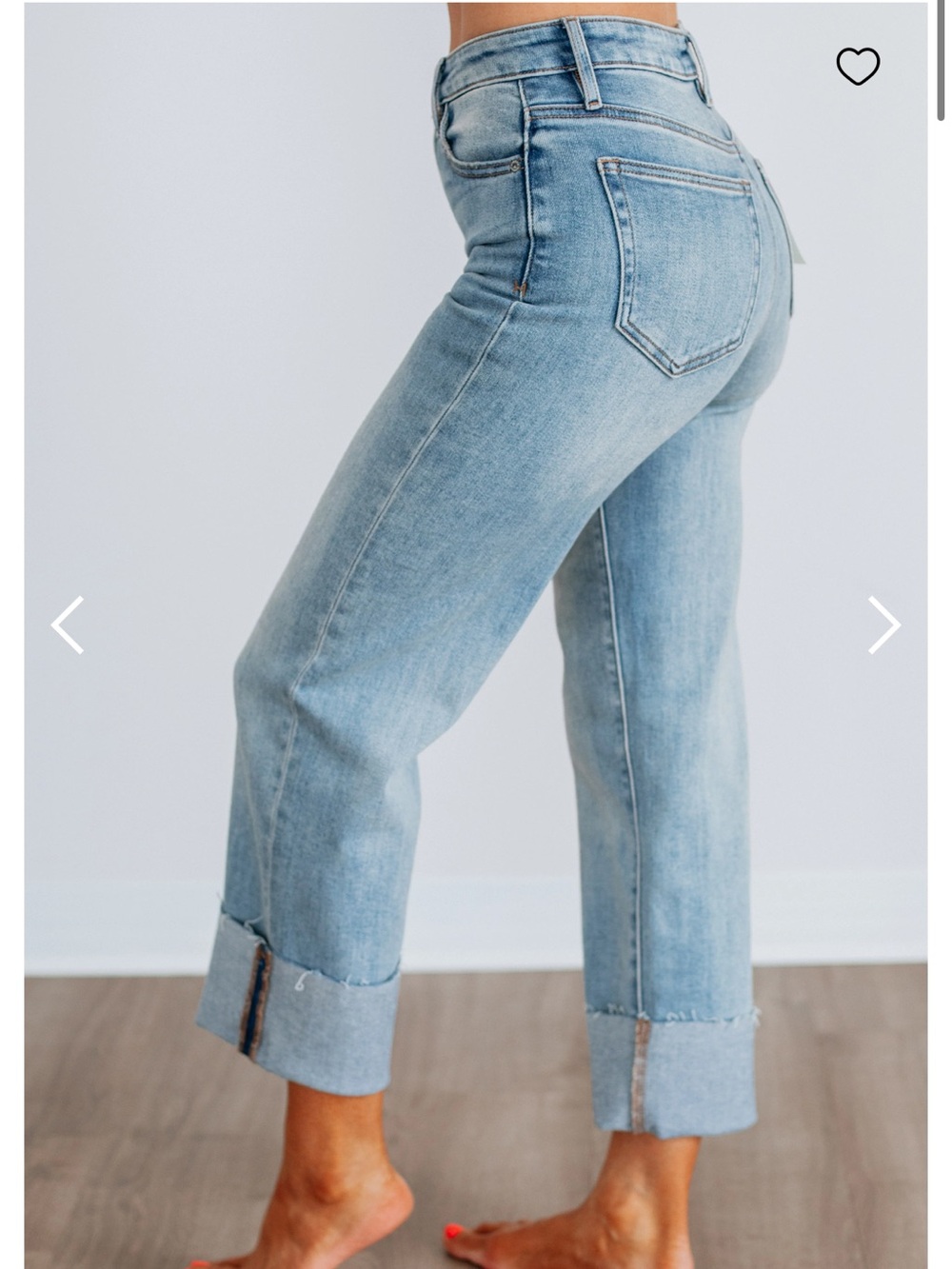 Women’s Hidden Ella Vintage High Rise Wide Straight Leg Jeans - Picture 2 of 10